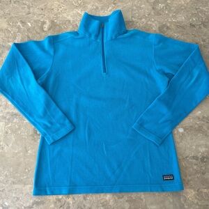 Patagonia Women’s 1/4 Zip Fleece Pullover Blue Size M